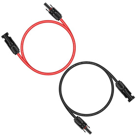 iGreely 3ft solar extension red end connector for flexible setup