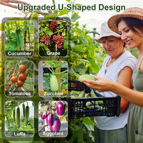 iGreely adjustable fittings enable flexible setup for different raised beds.