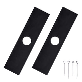 iGreely edger blades 8x2 front view highlighting heavy-duty construction for durable edging