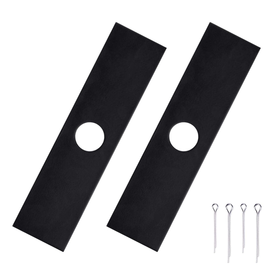 iGreely edger blades 8x2 front view highlighting heavy-duty construction for durable edging