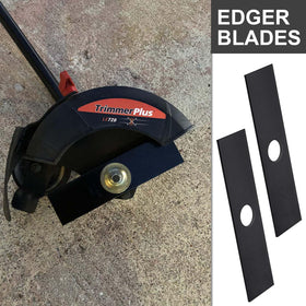 iGreely edger blades in use deliver clean edges around sidewalks