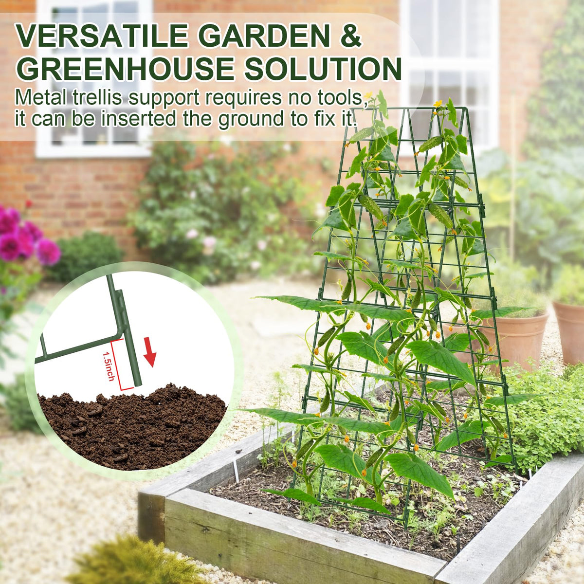 iGreely weatherproof coating resists rust for long-lasting outdoor use