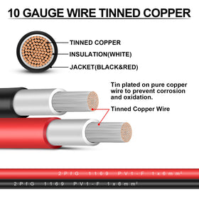 iGreely outdoor-rated solar wiring resistant to UV and temperature extremes