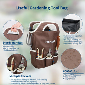 iHansee ergonomic non-slip handles reduce wrist strain during tasks.