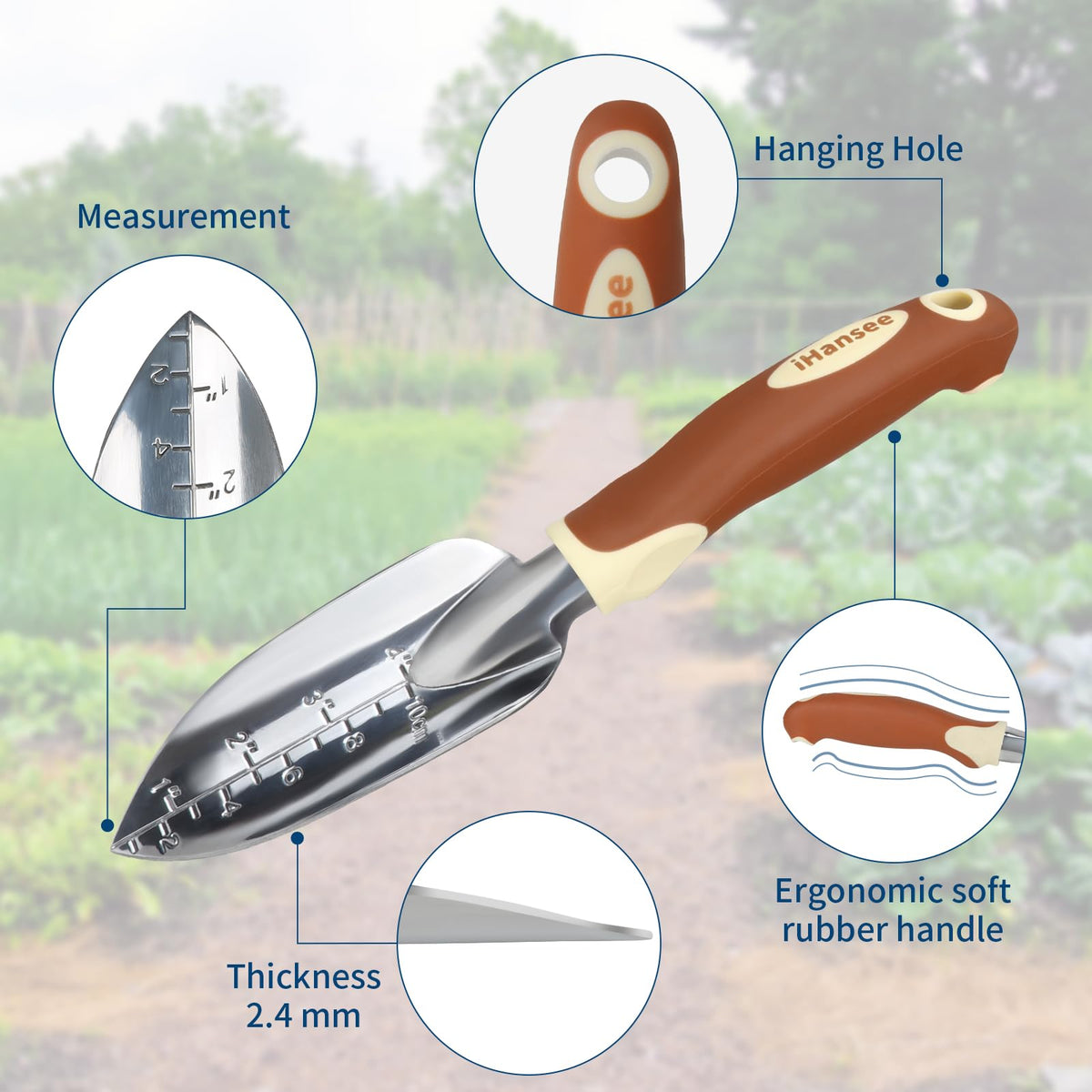 iHansee gloves and kneeling pad offer protection and cushion during gardening.