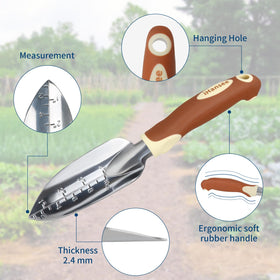 iHansee gloves and kneeling pad offer protection and cushion during gardening.