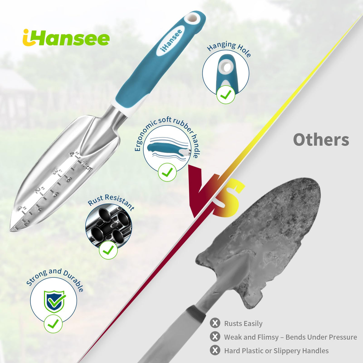 ihansee gardening gloves offer grip and hand protection