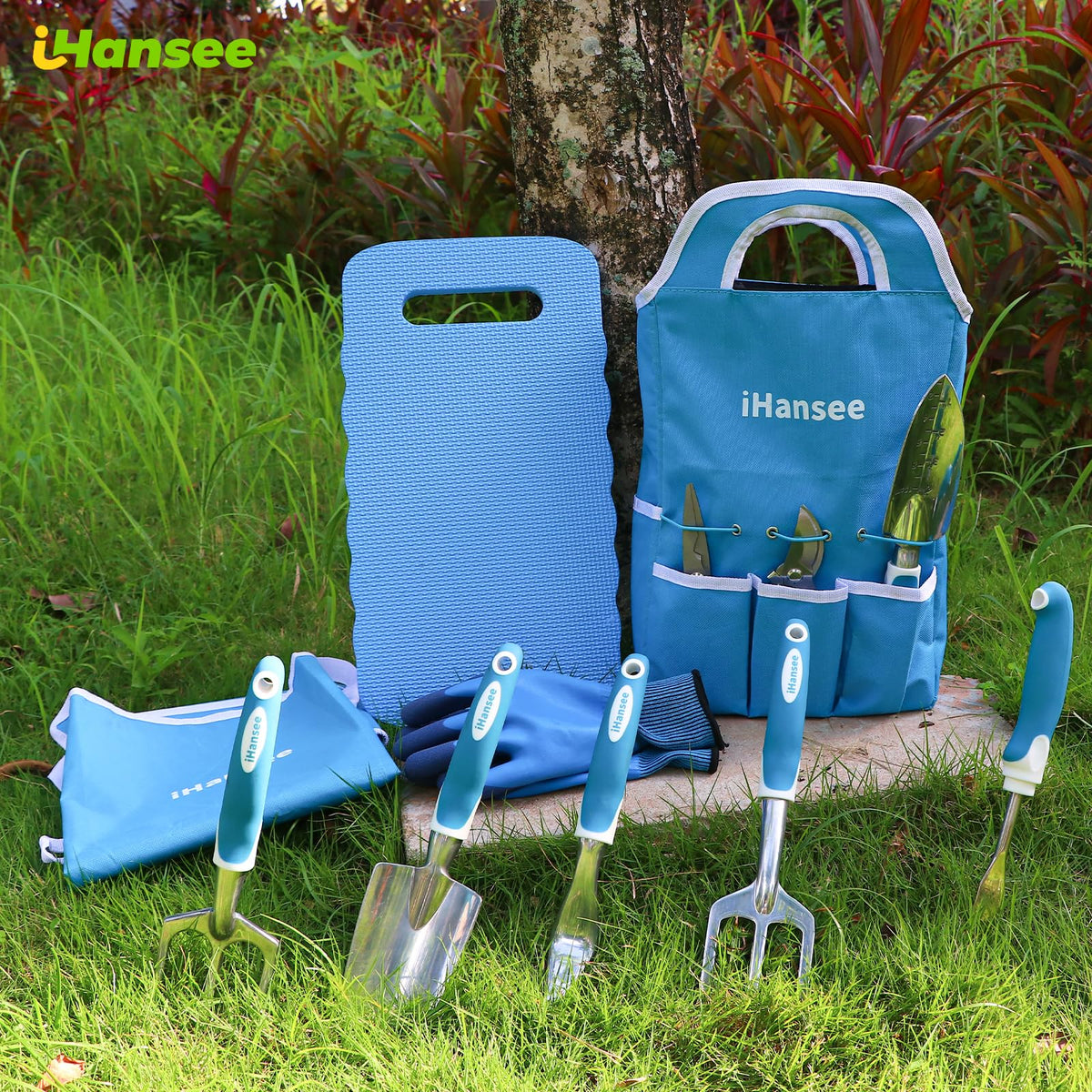 ihansee storage bag with exterior pockets for quick tool access
