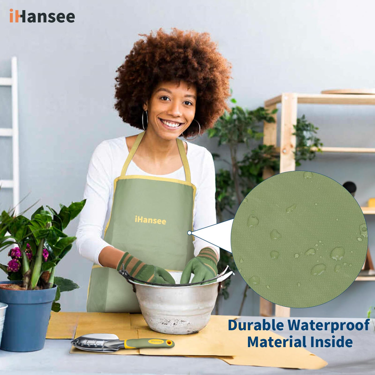 iHansee trowel — lightweight digging tool with comfortable grip