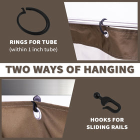 Iheqard 10x10 netting suits patios and gardens in cozy coffee shade.