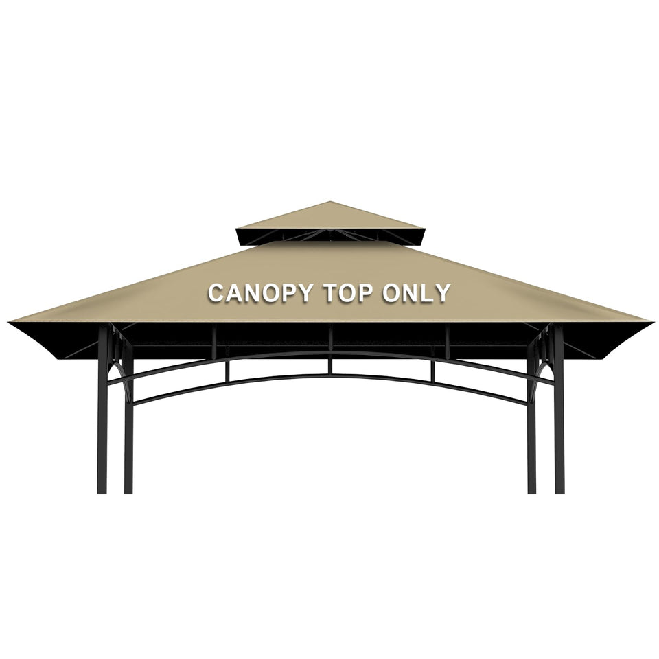Iheqard grill gazebo canopy top 5x8 provides durable shade for outdoor cooking