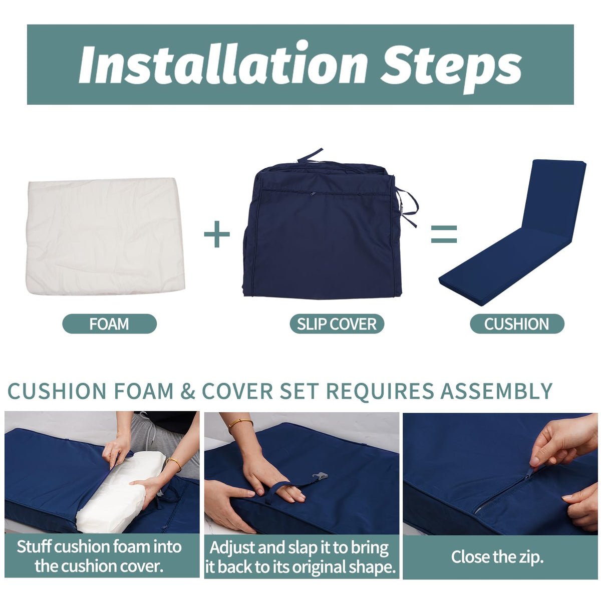 Iheqard thick-sponges cushion delivers plush support and quick recovery
