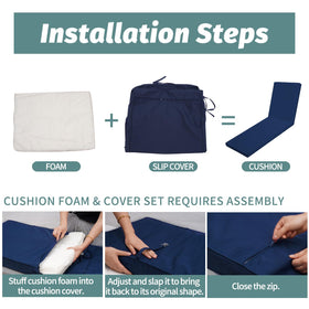 Iheqard thick-sponges cushion delivers plush support and quick recovery