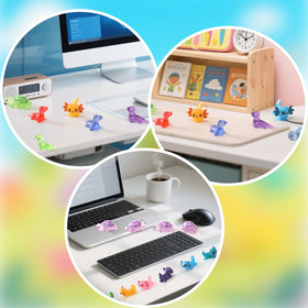 IHFAIO 56pcs mini resin animals garden decor accents