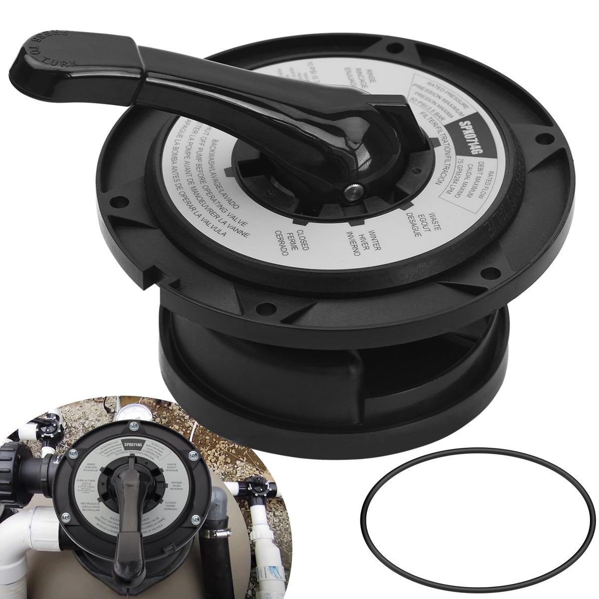 IHOUMEX SPX0714BA key cover close-up for reliable valve replacement