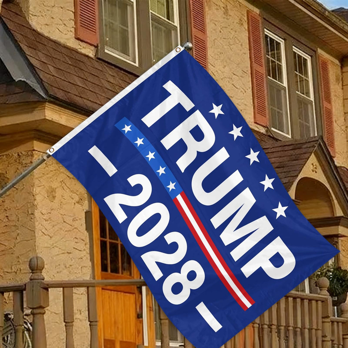 IIDEA Trump 2028 flag easy to hang on porches walls or flagpoles