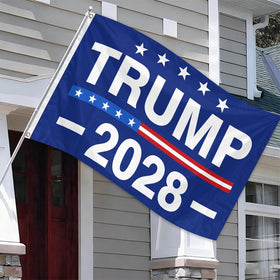 IIDEA Trump 2028 flag features vivid printing for crisp colors in sun or indoor light
