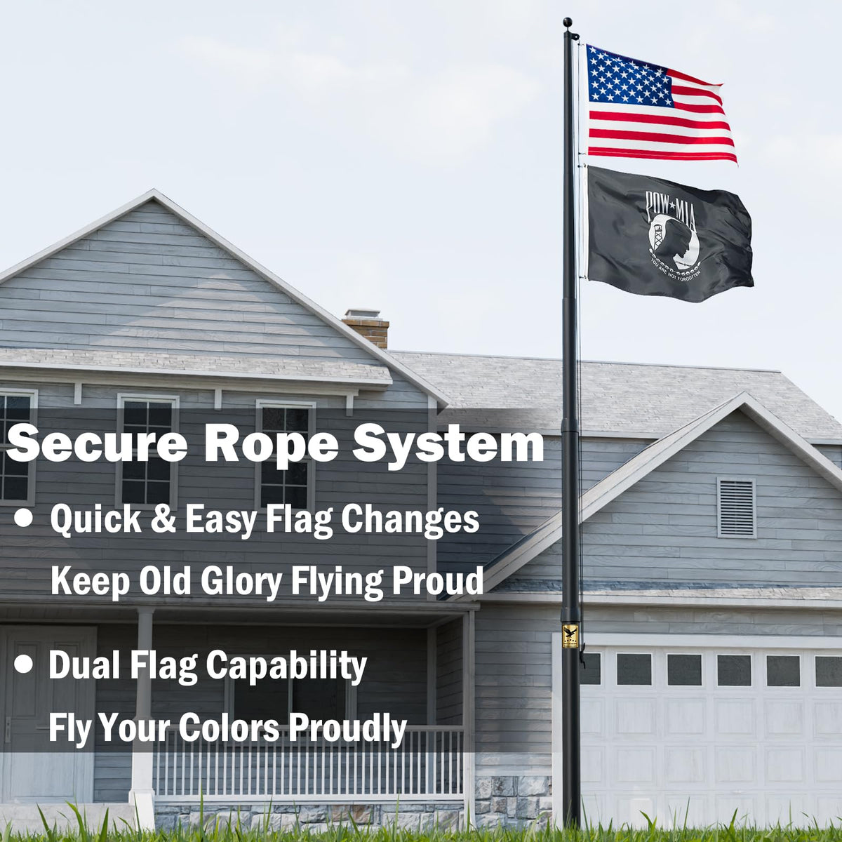 IIOPE in-ground mount configuration provides secure outdoor installation.