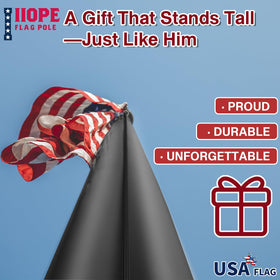 IIOPE USA flag included for immediate patriotic display.