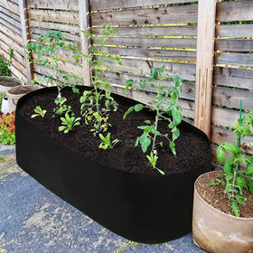 ikanboo grow bed with harvest-ready crops and good drainage.