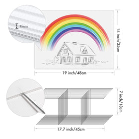 IKAYAS galvanized yard sign stakes set for durable, easy installation.