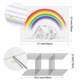 IKAYAS yard sale signs blank white corrugated plastic for durable outdoor use.