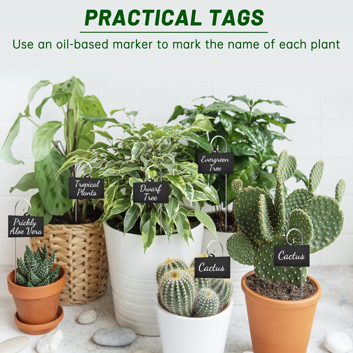 IKELY weatherproof garden markers withstand rain and sun