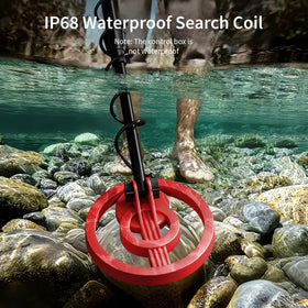 ikuu IP68 coil withstands water and rain for versatile searches.