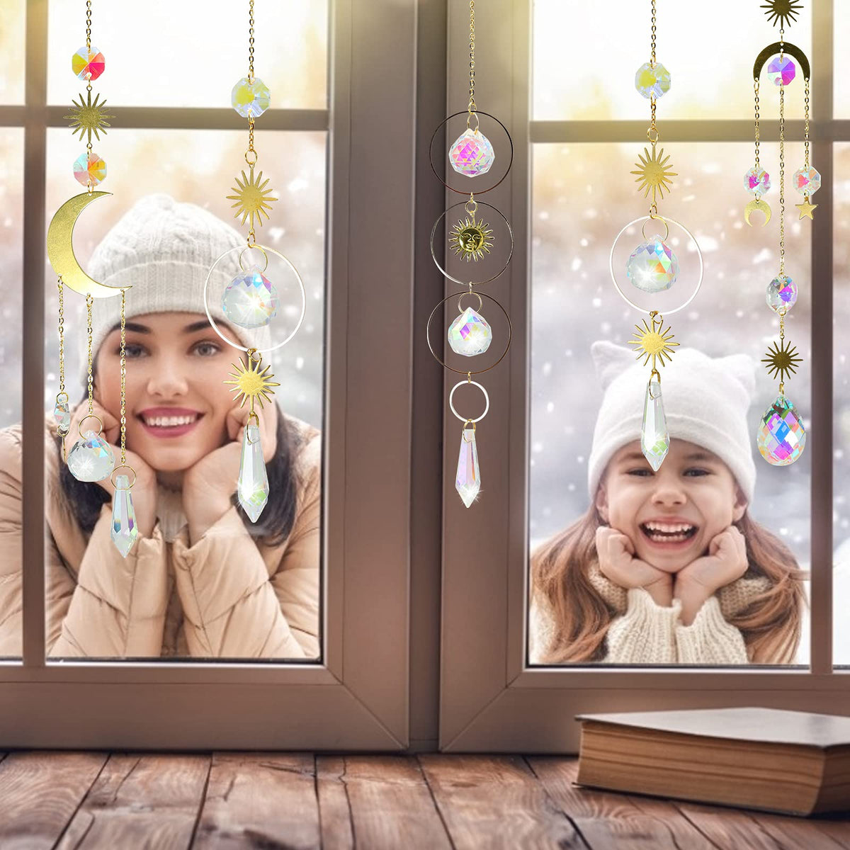 ilclviz prisms hanging suncatcher reflect light beautifully