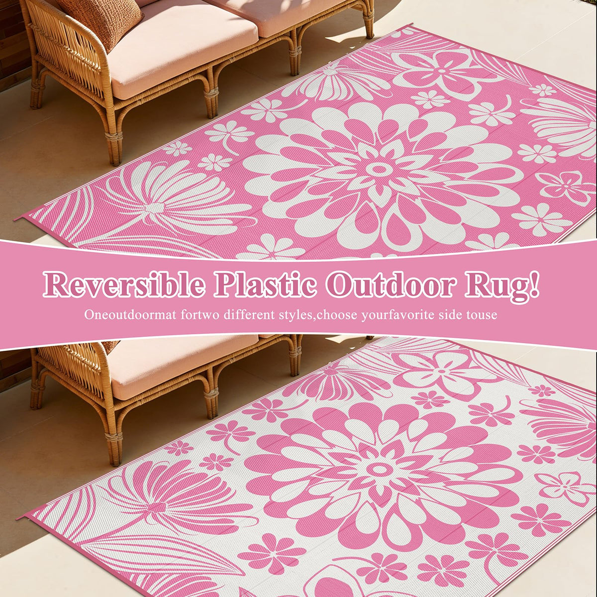 Ileading rug easy clean and stain resistant for outdoor messes and pet use.