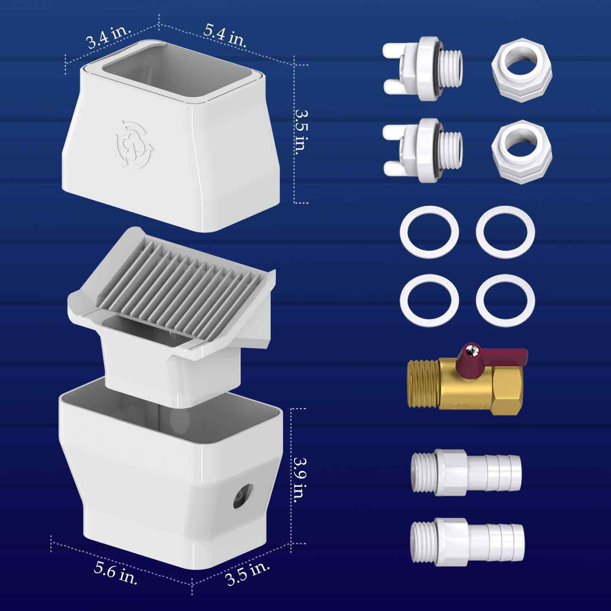 iLiveX double-opening bottom design lets you orient the spigot