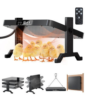 ILOJUST Smart Brooder Heating Plate in coop delivering even radiant warmth for chicks