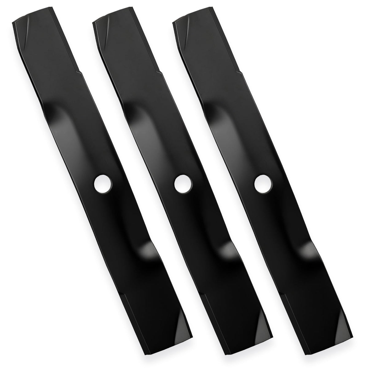 ILONPA UC22009 48in high-lift blades pack delivering cleaner, more even lawn cuts