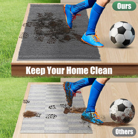 Indoor-outdoor IM HOME doormat in entryway setting