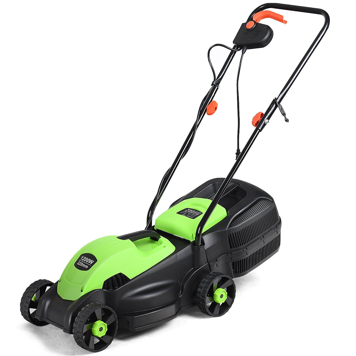 Goplus lawn mower dual start button for safe, easy operation