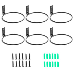 Maosen plant holder ring 6-inch wall-mounted six-pack for space-saving plant display