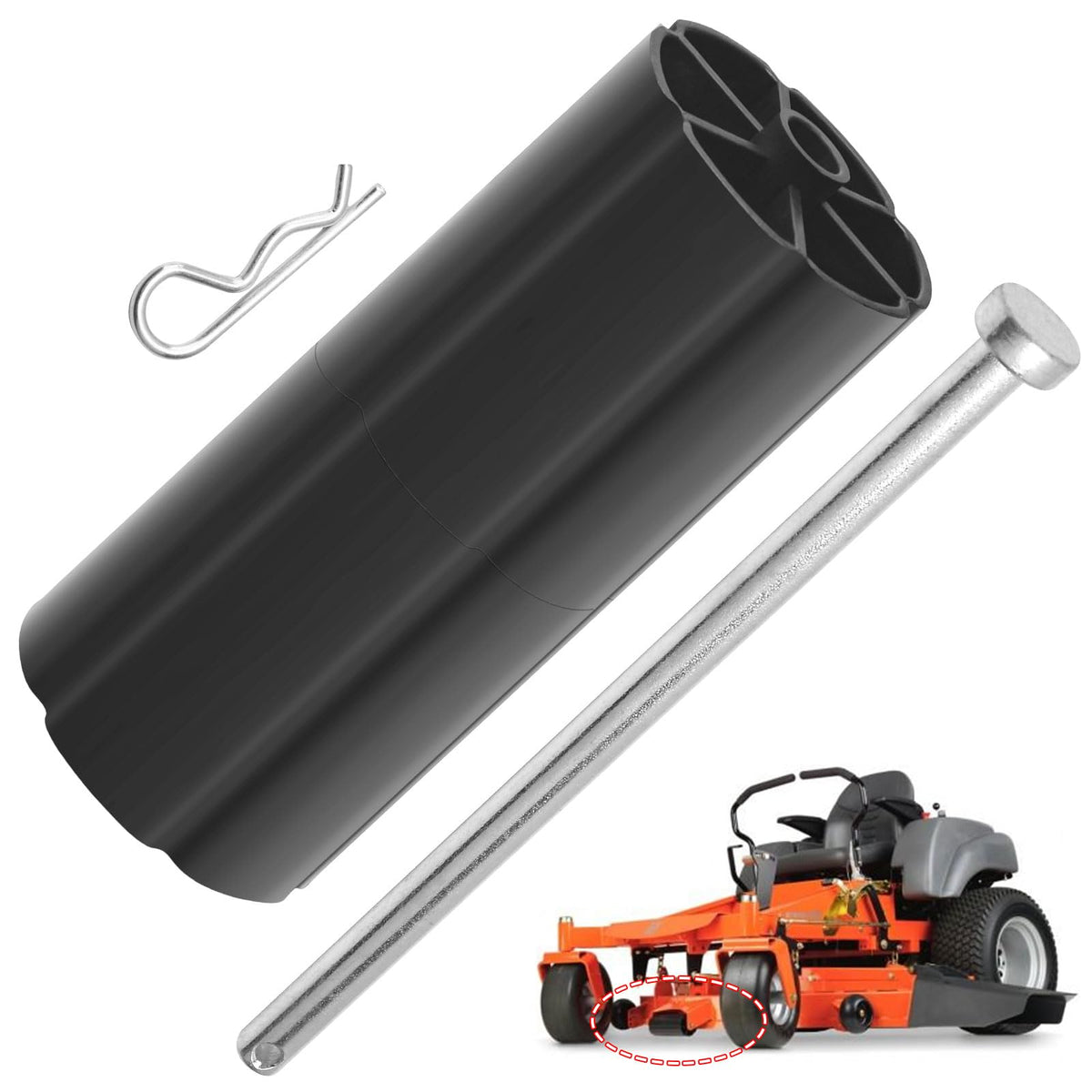 WHMYZHL 176066 Deck Roller & Rod Set (7