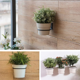 Maosen plant holder ring 8-inch inner diameter wall hanger for larger pots