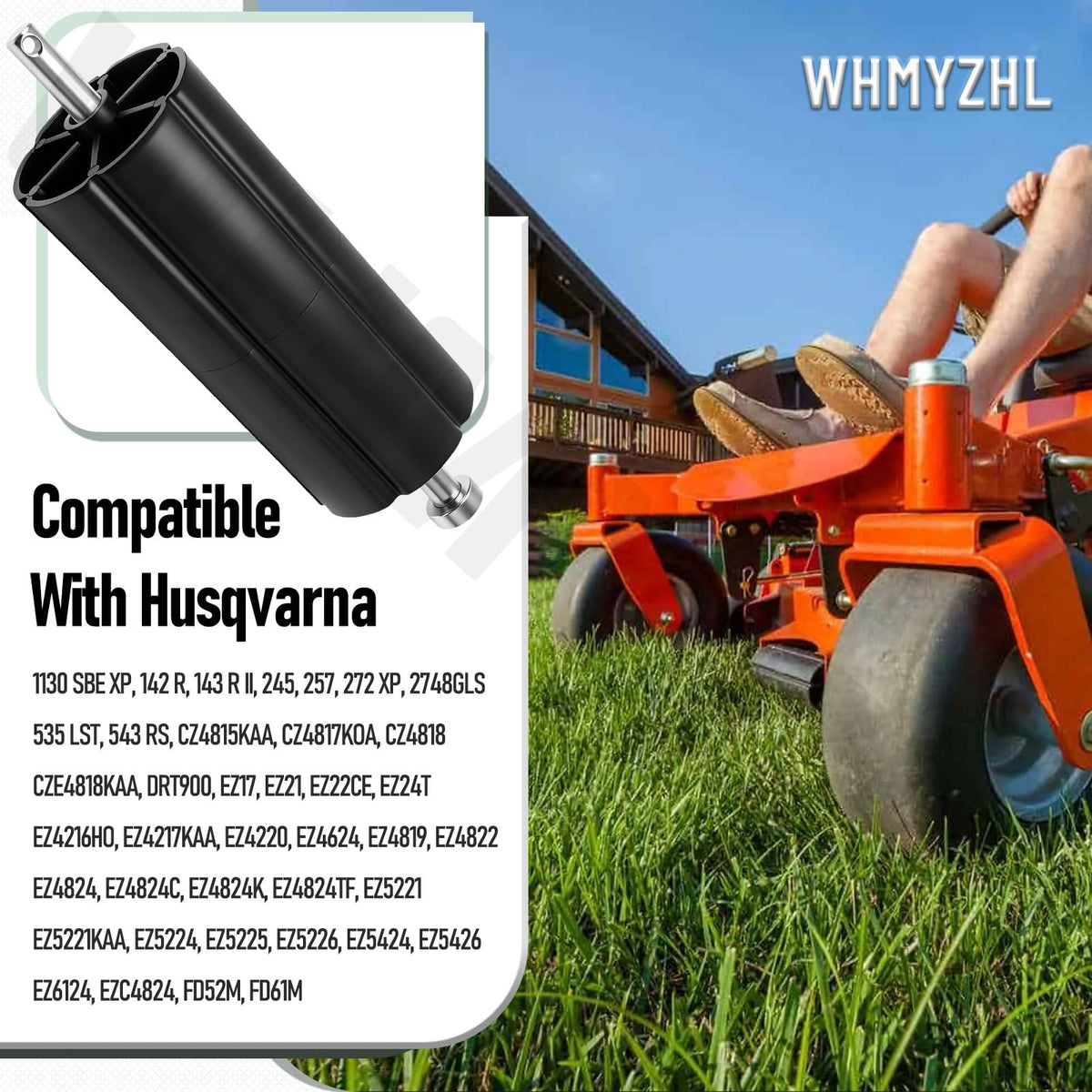 WHMYZHL 176066 Deck Roller & Rod Set (7