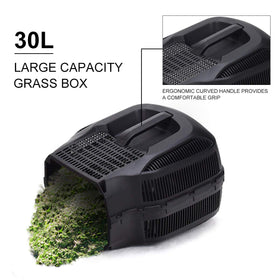 Goplus 12-amp motor delivers strong mowing power