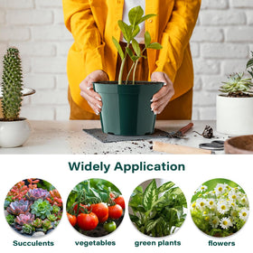 BTPLASTIK indoor outdoor use image showing versatile nursery pots on balcony