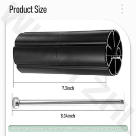 WHMYZHL 176066 Deck Roller & Rod Set (7