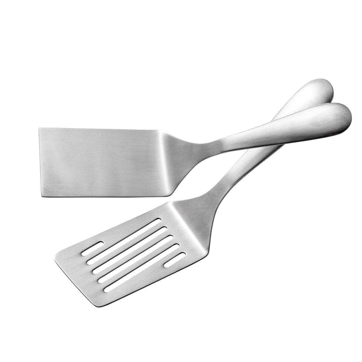 IMEEA solid 10-inch spatula for precise flipping in small pans.