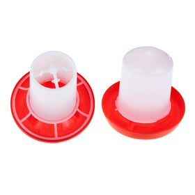 IMIKEYA quail feeder set shows a portable feeding tray for chicks.