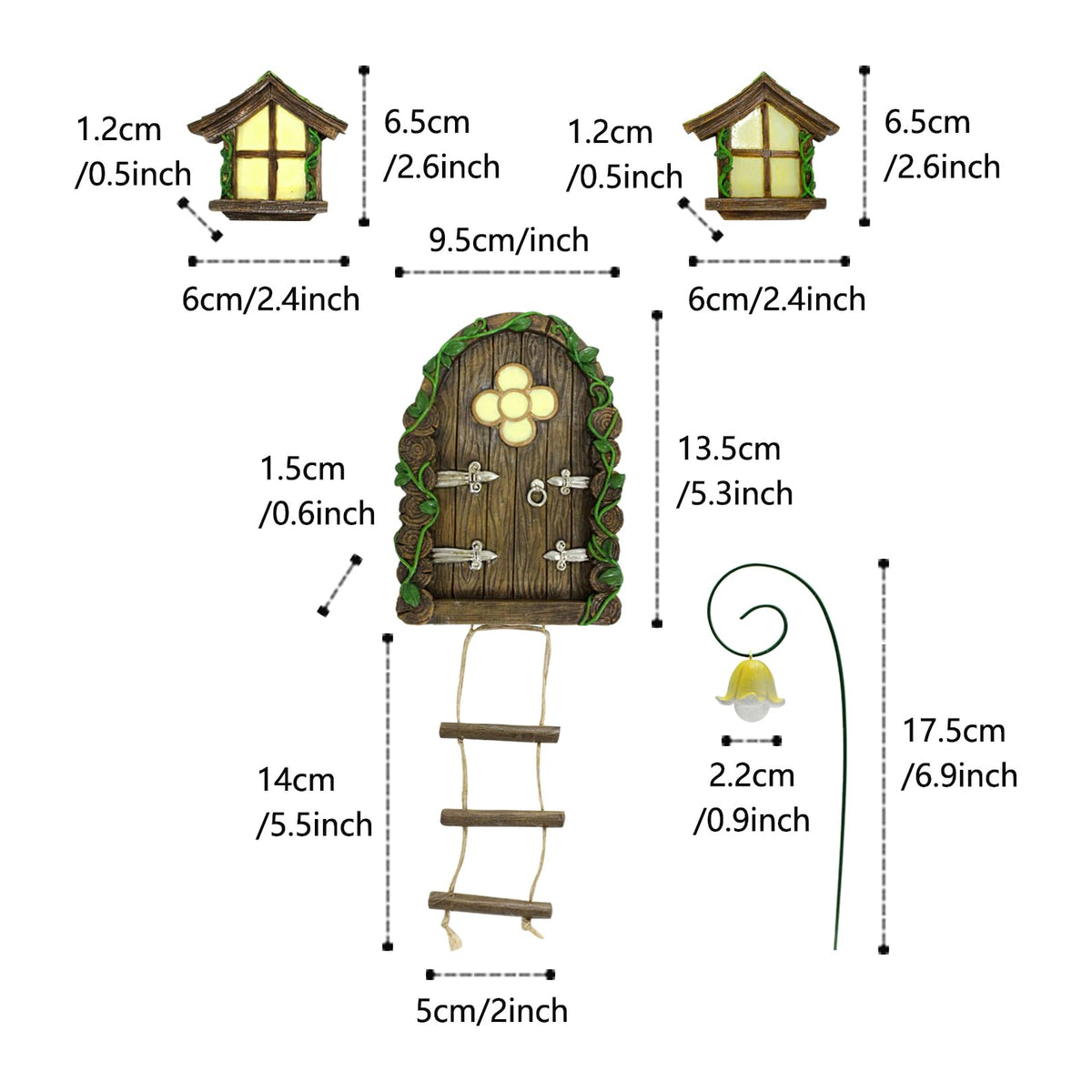 IMOFEE weather-resistant outdoor kit withstands outdoor conditions with decorative appeal.