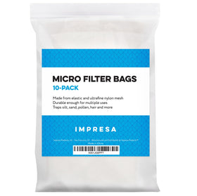 IMPRESA filter bags work with Water Tech models for easy integration