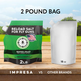 Impresa easy-pour spout for fast, mess-free loading