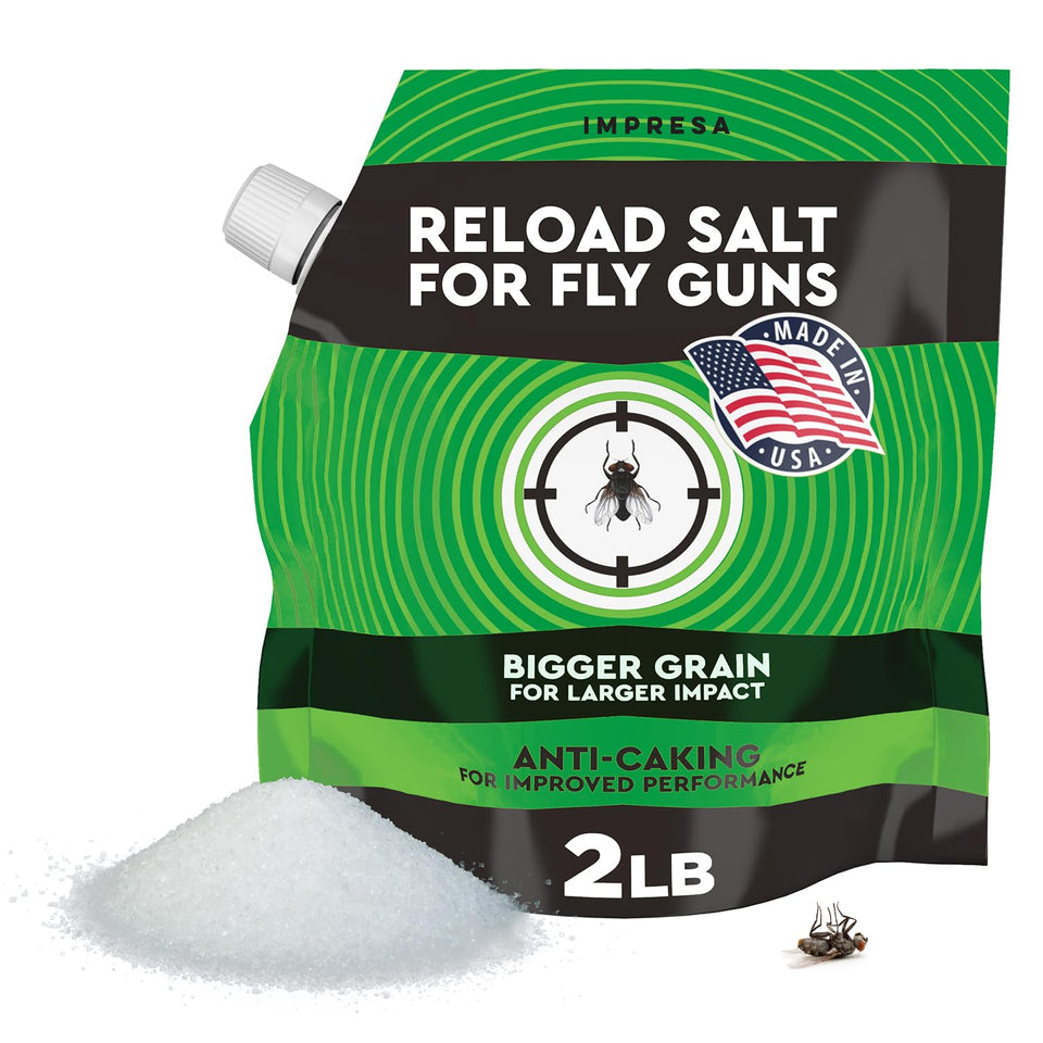 Impresa fly shooter refill salt bag ready for quick reloads and precise shots