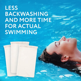 IMPRESA Pool Skimmer Socks reusable nylon mesh for easy cleaning