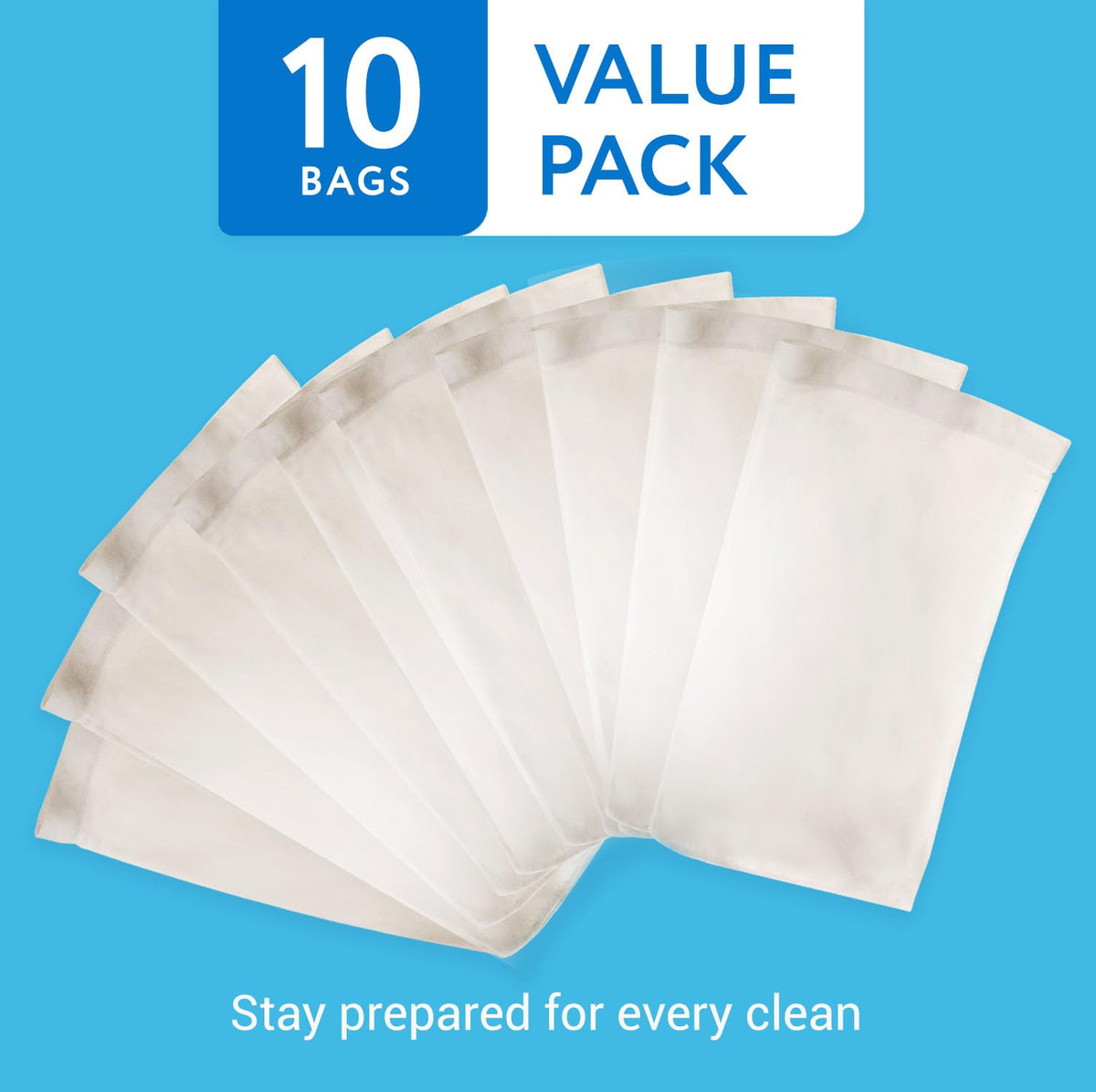 IMPRESA ultra-fine mesh bag helps trap tiny debris for cleaner water